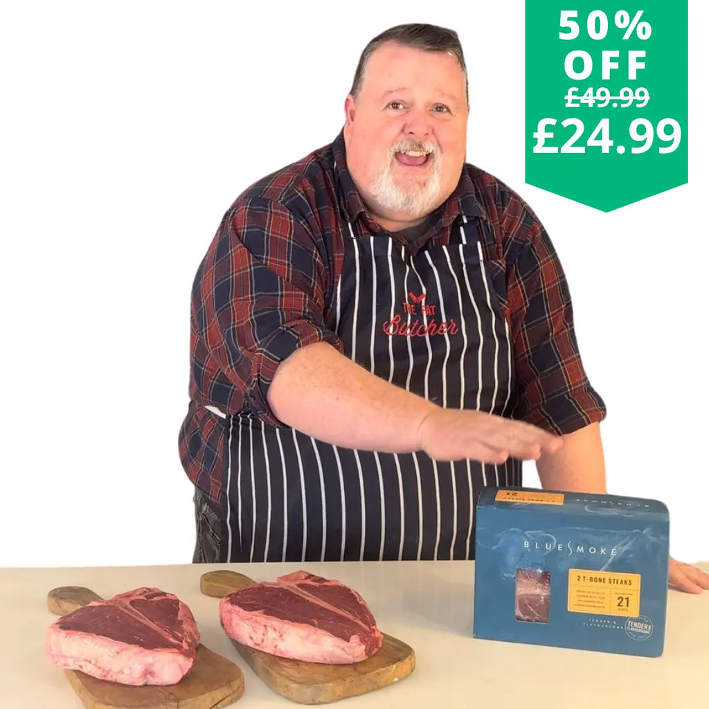 2 Blue Smoke T Bone Steaks Offers