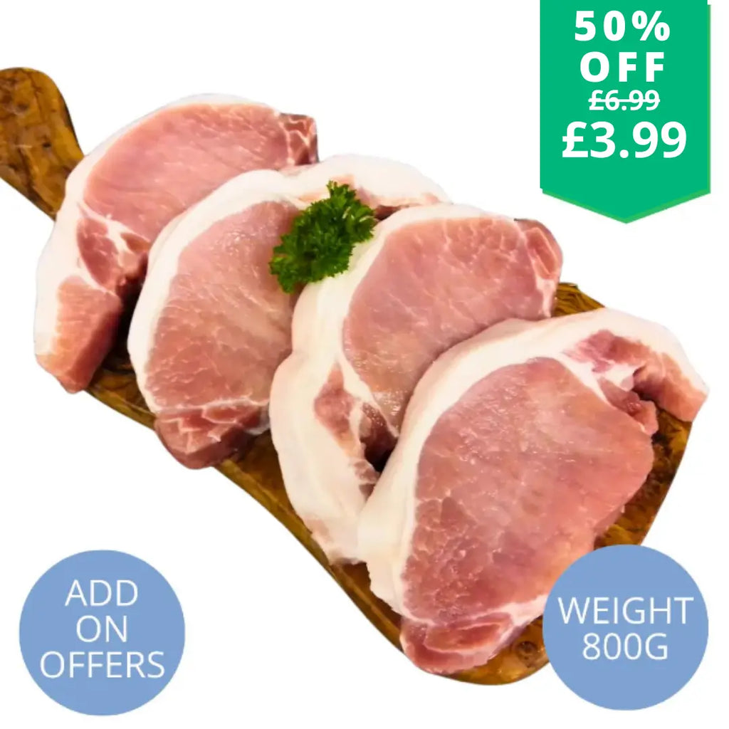 British Bacon Chops  The Fat Butcher
