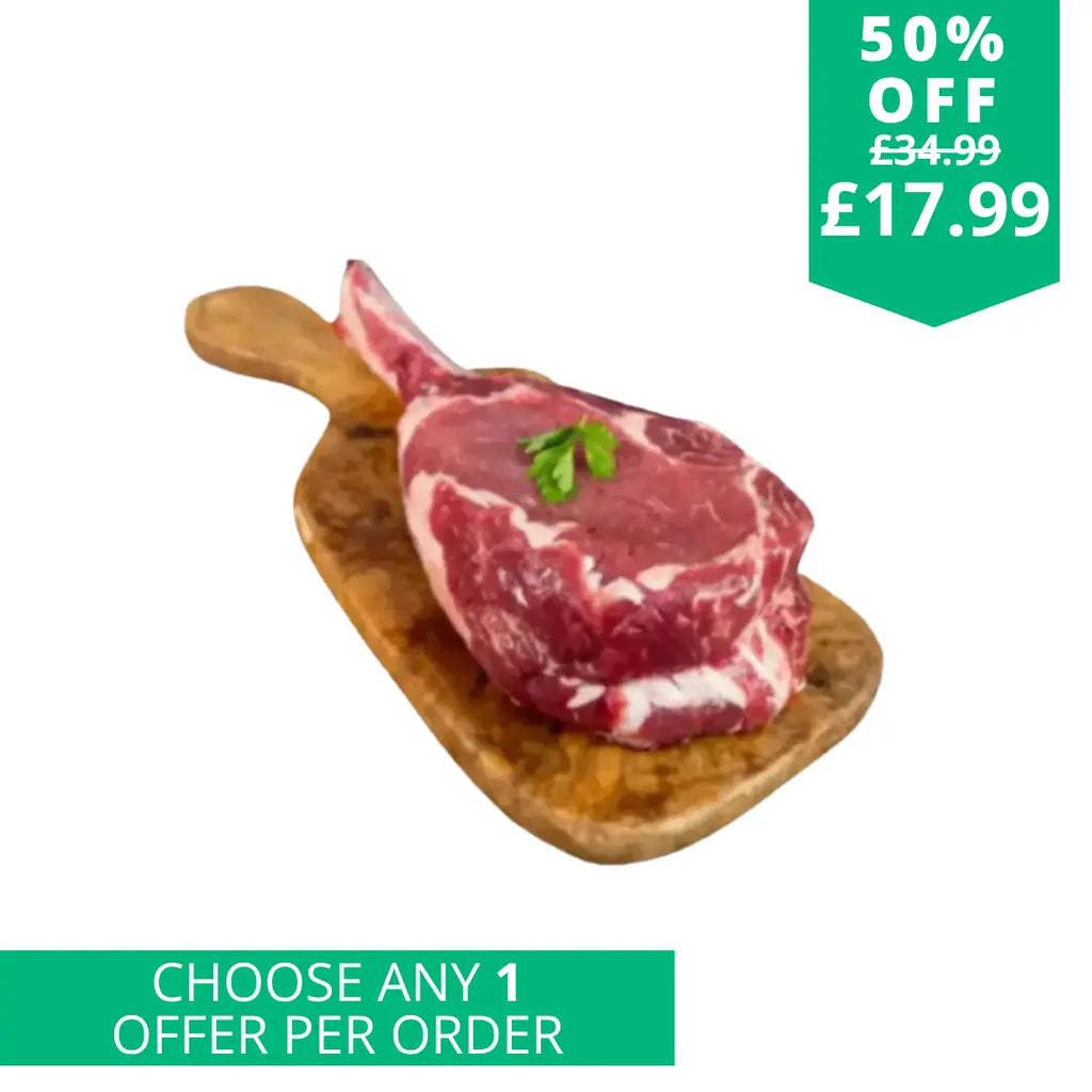 XXLarge Irish Tomahawk Steak  The Fat Butcher