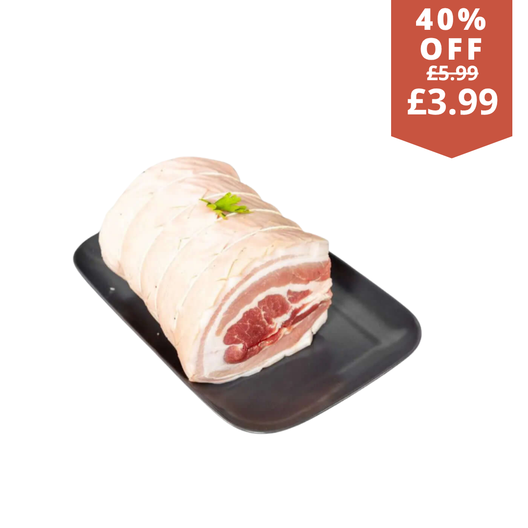 Pork belly roasting joint
