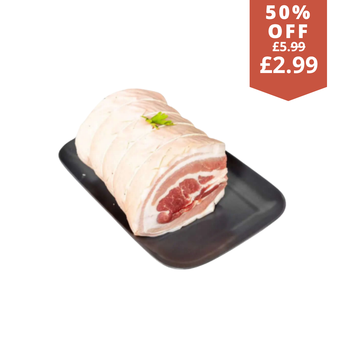 Pork belly roasting joint