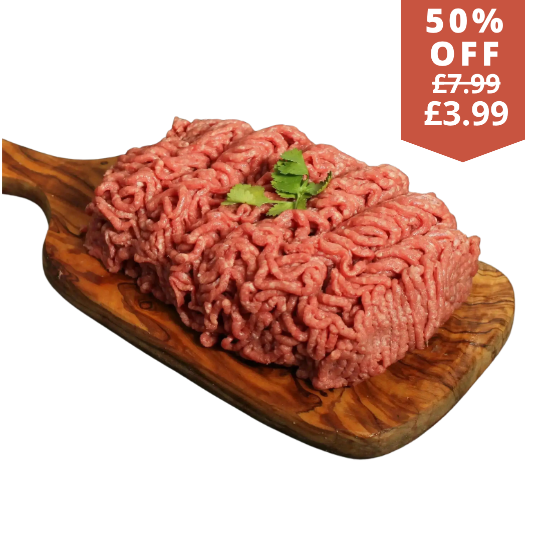 British beef mince (retail packed)