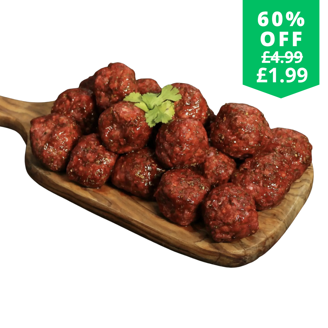 British beef meatballs 250g (retail)