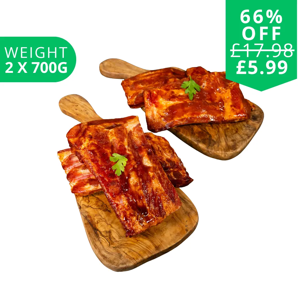 BBQ Pork Ribs (2 for price of 1)  The Fat Butcher