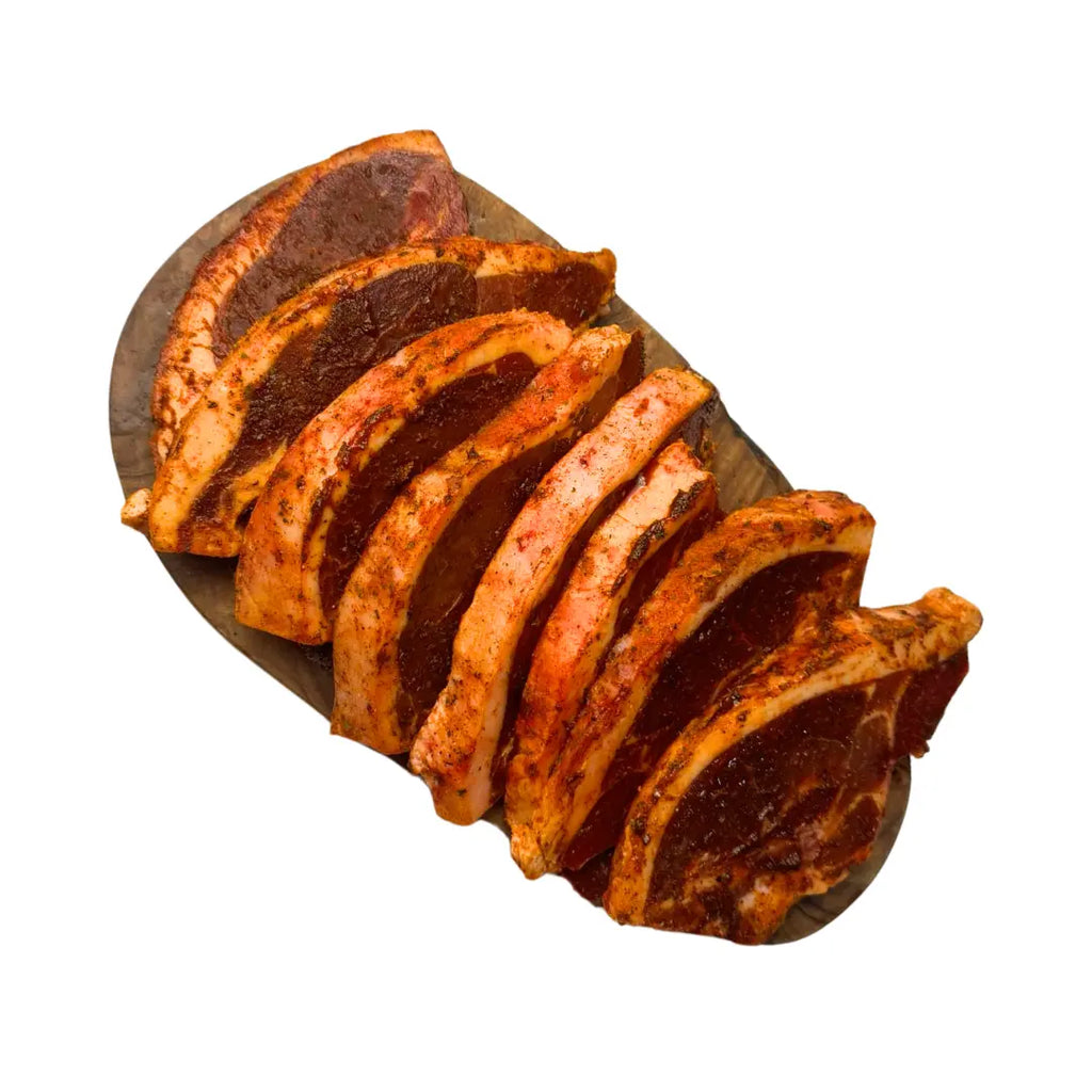 Minted Lamb Chump Chops Bone In  The Fat Butcher