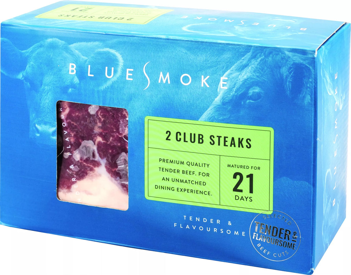 Blue Smoke Beef Club Steaks (2 for 1)