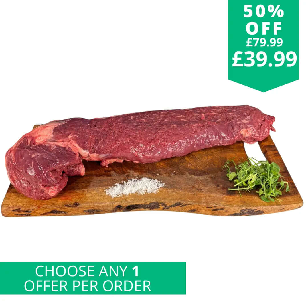 Whole large Restaurant Grade beef fillet - The Fat Butcher