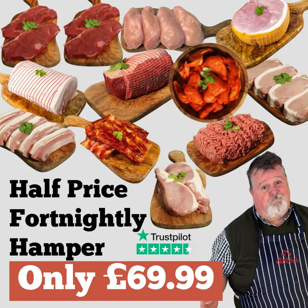 Your Half Price Fortnightly Shop - The Fat Butcher
