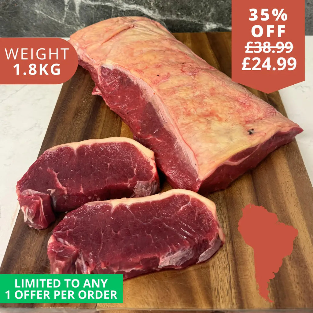 Cut your own south American Sirloin Steaks-The Fat Butcher