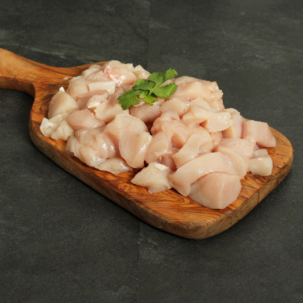 Diced Chicken Breast-The Fat Butcher