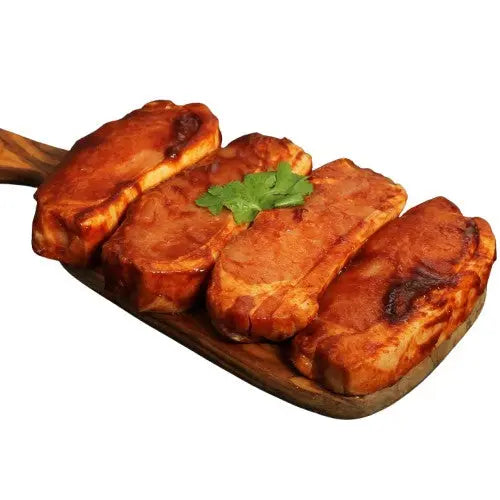 BBQ Pork Loin Steaks-The Fat Butcher