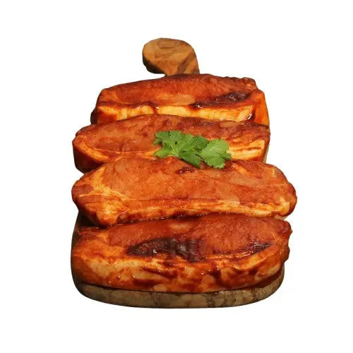 BBQ Pork Loin Steaks-The Fat Butcher