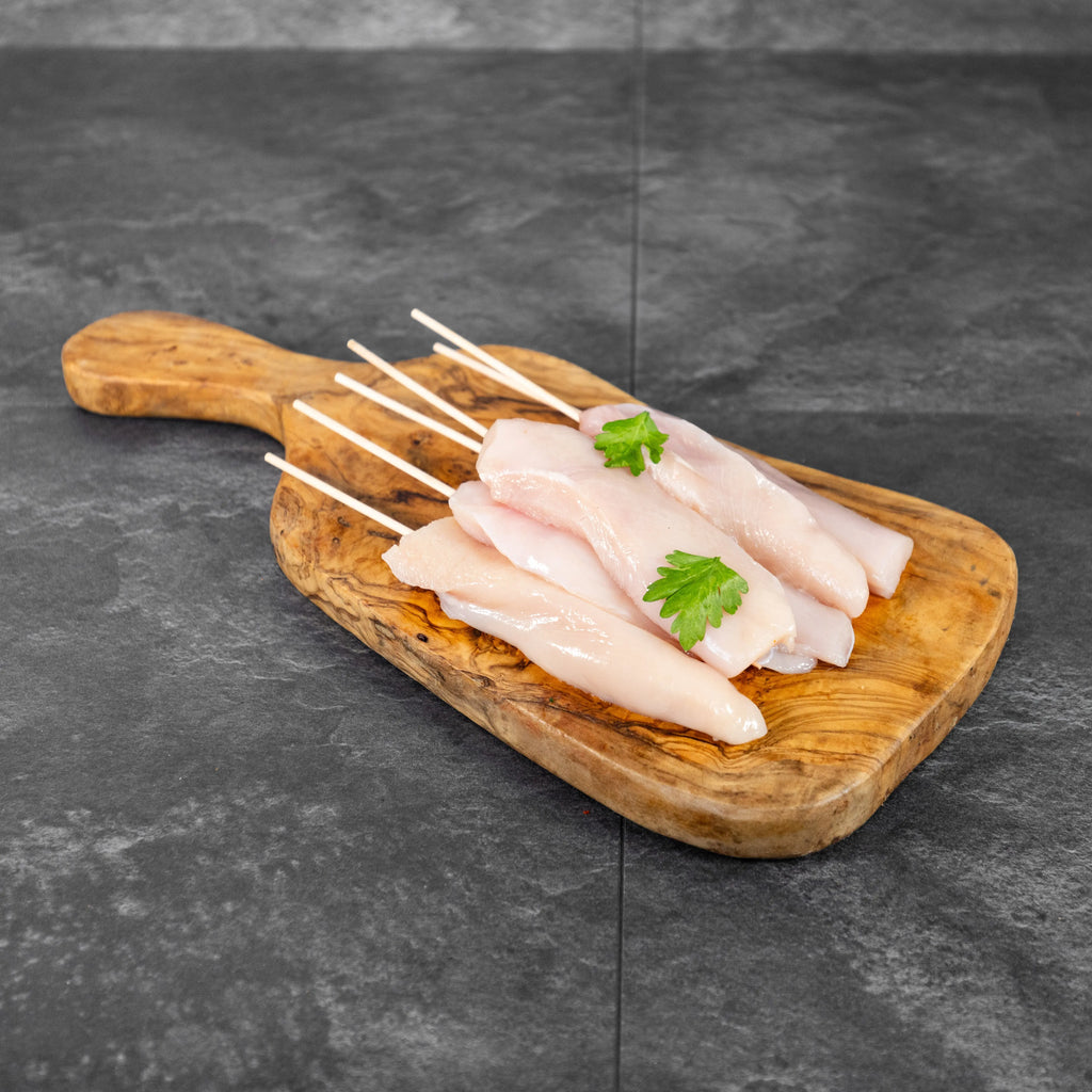 Plain Chicken Skewers-The Fat Butcher