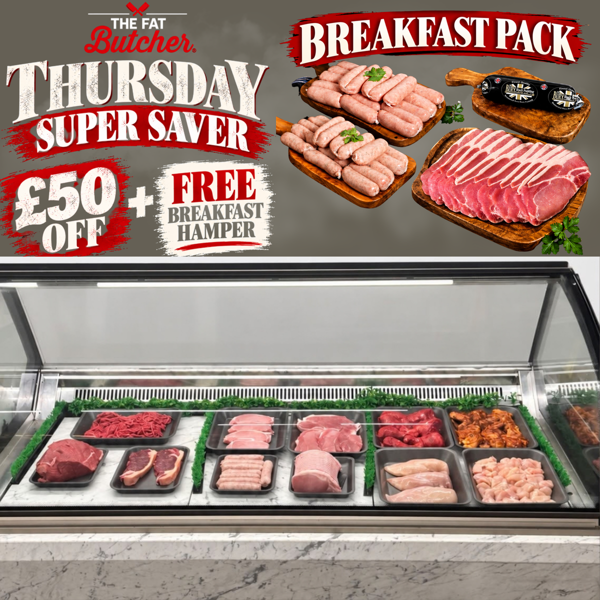 Thursday super saver + FREE Breakfast pack
