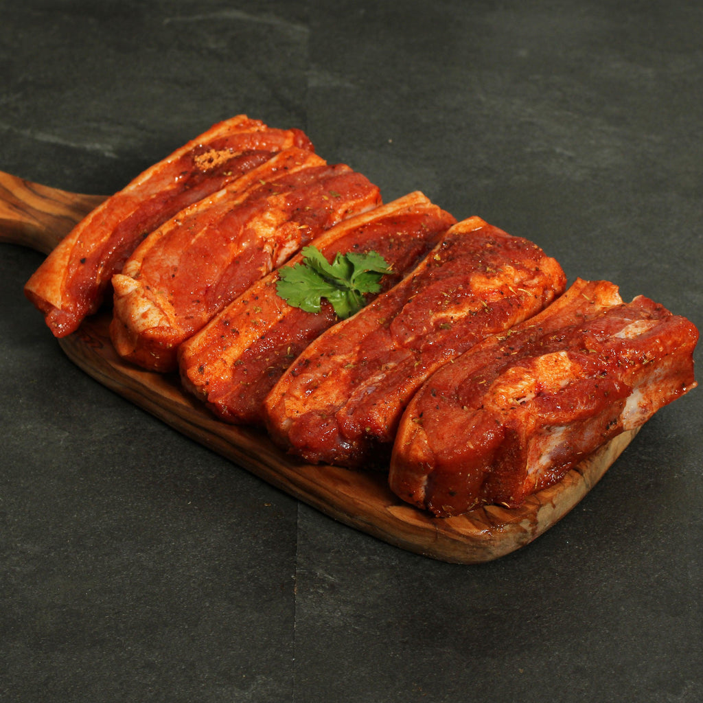 Fajita Pork Belly Slices-The Fat Butcher