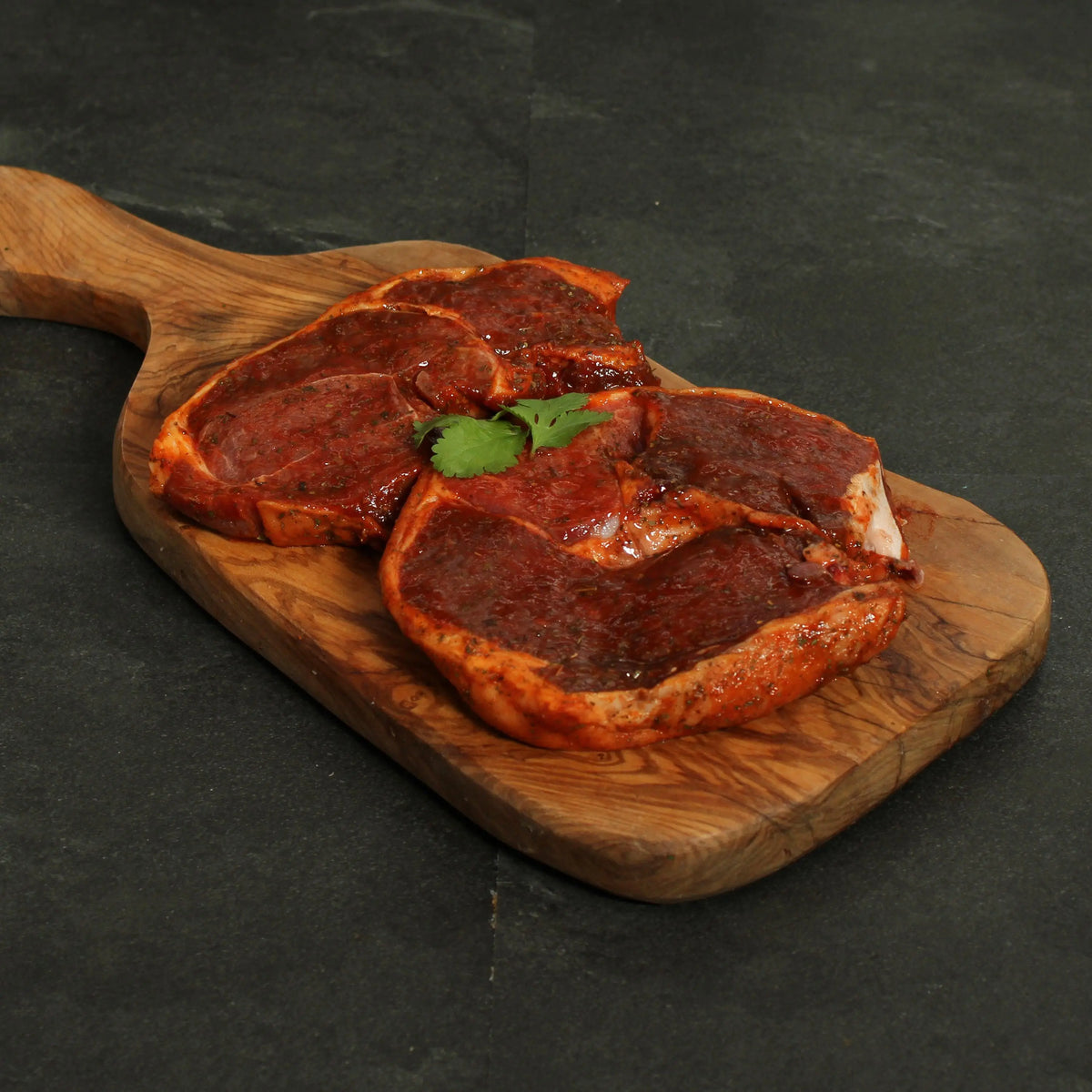 Minted Lamb Steaks The Fat Butcher